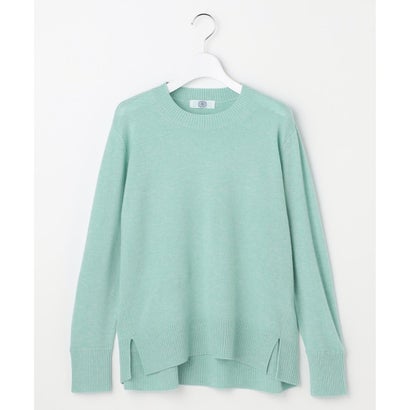 CASHMERE BLEND クルーネック ニット （トップグレー系）｜詳細画像