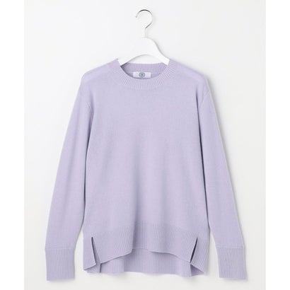 CASHMERE BLEND クルーネック ニット （チェリーレッド系）｜詳細画像