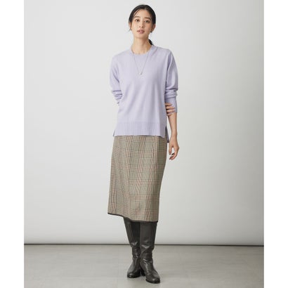 CASHMERE BLEND クルーネック ニット （ミントグリーン系）｜詳細画像