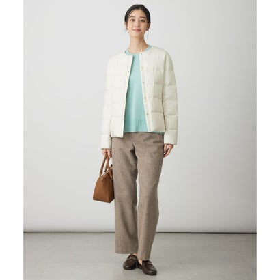CASHMERE BLEND クルーネック ニット （ミントグリーン系）｜詳細画像