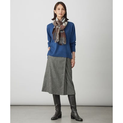 CASHMERE BLEND クルーネック ニット （ブルー系）｜詳細画像