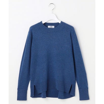 CASHMERE BLEND クルーネック ニット （ブルー系）｜詳細画像