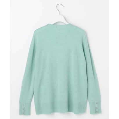 CASHMERE BLEND クルーネック ニット （ブルー系）｜詳細画像