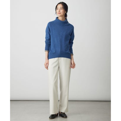 CASHMERE BLEND 襟付き ニット （ミントグリーン系）｜詳細画像