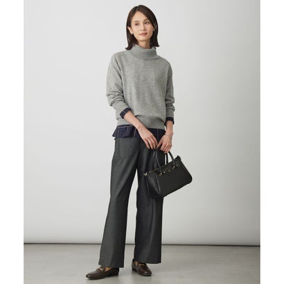 CASHMERE BLEND 襟付き ニット （ミントグリーン系）｜詳細画像