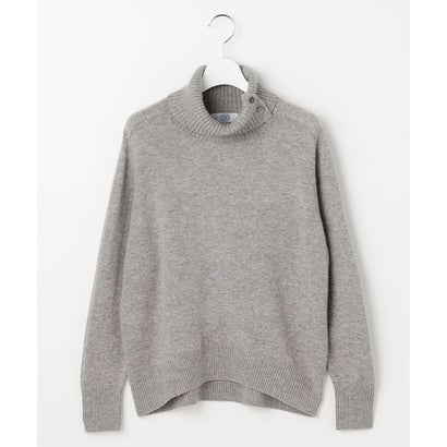 CASHMERE BLEND 襟付き ニット （ミントグリーン系）｜詳細画像