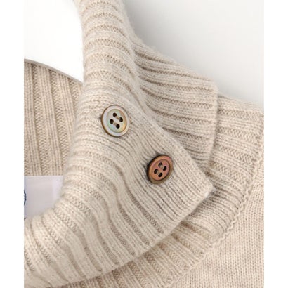 CASHMERE BLEND 襟付き ニット （ミントグリーン系）｜詳細画像