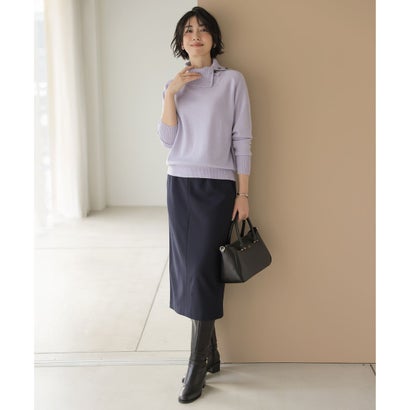 CASHMERE BLEND 襟付き ニット （ミントグリーン系）｜詳細画像