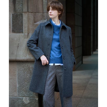 CASHMERE BLEND 襟付き ニット （ミントグリーン系）｜詳細画像