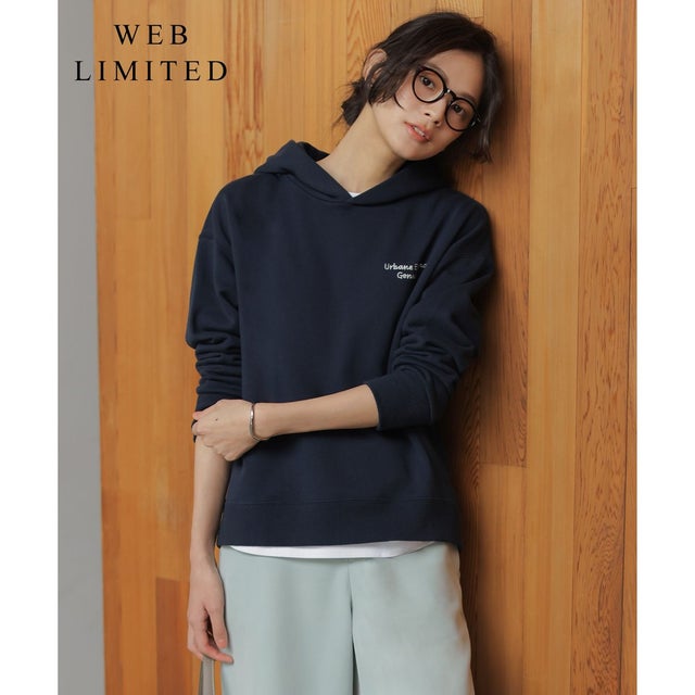 【WEB限定】ロゴ裏毛 パーカー （【WEB限定】ネイビー系）