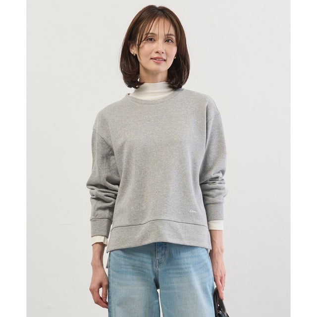 ラメ裏毛 カットソー （グレー系）