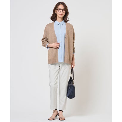 J.PRESS LADIES 【WEB限定カラーあり】コンパクトエステネージュ シャーリング シャツ ブラウス （【WEB限定】サックスストライプ系2）｜詳細画像