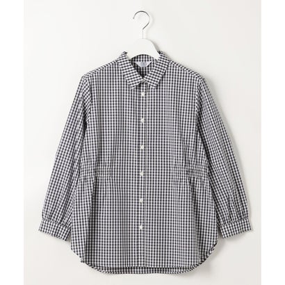 J.PRESS LADIES 【WEB限定カラーあり】コンパクトエステネージュ シャーリング シャツ ブラウス （【WEB限定】サックスストライプ系2）｜詳細画像