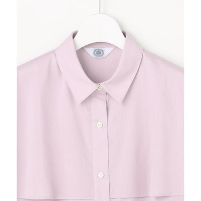 J.PRESS LADIES 【WEB限定カラーあり・一枚で着映え】ラミーポプリン ティアード シャツ （【WEB限定】ラベンダー系）｜詳細画像