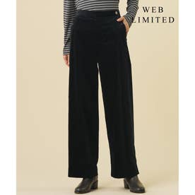 【WEB限定カラーあり】AIR DUROY LIGHT  セミ ワイド パンツ （【WEB限定】ネイビー系）