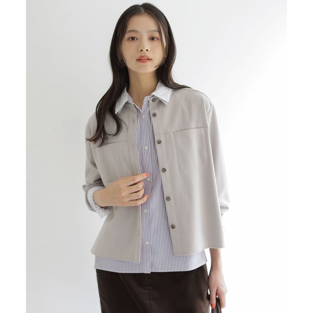 【季節の変わり目に】TWILL NEEDLE シャツ （ベージュ系）