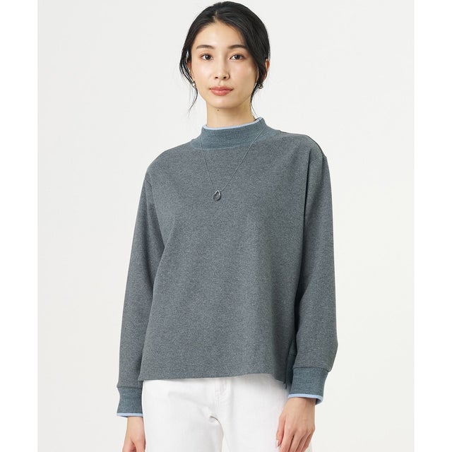 TWILL NEEDLE プルオーバー カットソー （ミディアムグレー系）