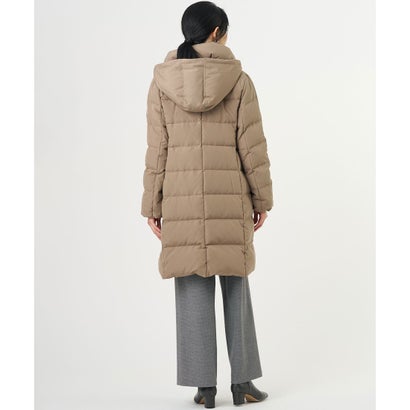 【シーンレスに活躍・2way】タフタダウン ロング丈 コート （ネイビー系）｜詳細画像