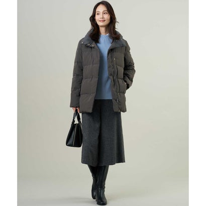 【WEB限定カラーあり・シーンレスに活躍・2way】タフタダウン ミドル丈 コート （【WEB限定】ネイビー系）｜詳細画像