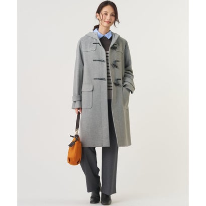 J.PRESS LADIES SOFT TOUCH WOOL ボーダー ニット （バーガンディ×ベージュ系）｜詳細画像