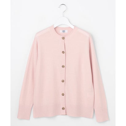 J.PRESS LADIES 【人気素材・WEB限定カラーあり】CASHMERE BLEND クルーネック ニット カーディガン （ライトグレー系）｜詳細画像