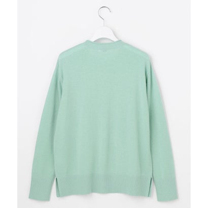J.PRESS LADIES 【人気素材・WEB限定カラーあり】CASHMERE BLEND クルーネック ニット カーディガン （ライトグレー系）｜詳細画像