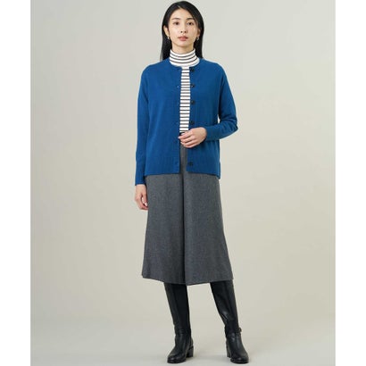 J.PRESS LADIES 【人気素材・WEB限定カラーあり】CASHMERE BLEND クルーネック ニット カーディガン （ミント系）｜詳細画像