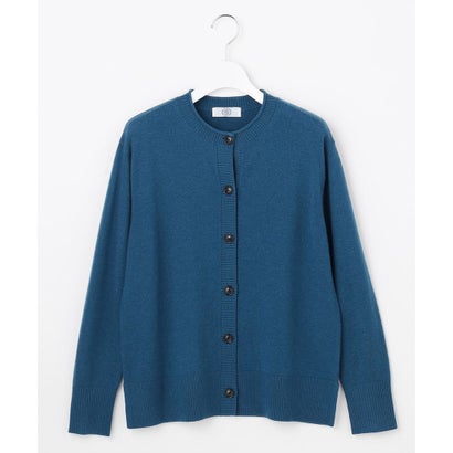 J.PRESS LADIES 【人気素材・WEB限定カラーあり】CASHMERE BLEND クルーネック ニット カーディガン （ミント系）｜詳細画像