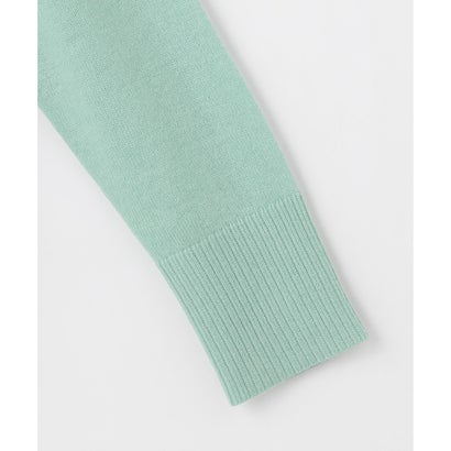 J.PRESS LADIES 【人気素材・WEB限定カラーあり】CASHMERE BLEND クルーネック ニット カーディガン （ミント系）｜詳細画像