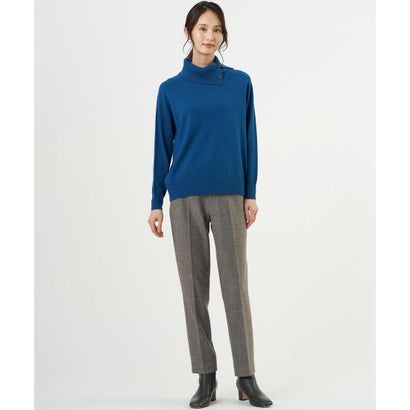 J.PRESS LADIES 【人気素材・WEB限定カラーあり】CASHMERE BLEND 襟付き ニット （ローズピンク系）｜詳細画像