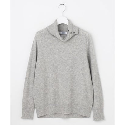 J.PRESS LADIES 【人気素材・WEB限定カラーあり】CASHMERE BLEND 襟付き ニット （ローズピンク系）｜詳細画像