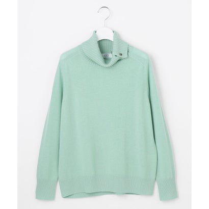 J.PRESS LADIES 【人気素材・WEB限定カラーあり】CASHMERE BLEND 襟付き ニット （ブルー系）｜詳細画像
