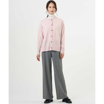 J.PRESS LADIES 【人気素材・WEB限定カラーあり】CASHMERE BLEND クルーネック ニット カーディガン （【WEB限定】ピンク系）｜詳細画像
