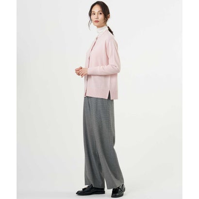 J.PRESS LADIES 【人気素材・WEB限定カラーあり】CASHMERE BLEND クルーネック ニット カーディガン （【WEB限定】ピンク系）｜詳細画像