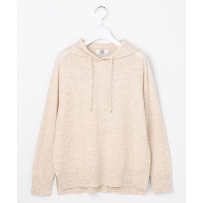 J.PRESS LADIES 【人気素材・WEB限定カラーあり】CASHMERE BLEND ニット パーカー （ベージュ系）｜詳細画像