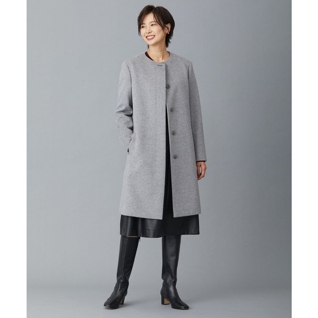ジェイ プレス レディス オオキイサイズ J.PRESS LADIES L アンゴラ 