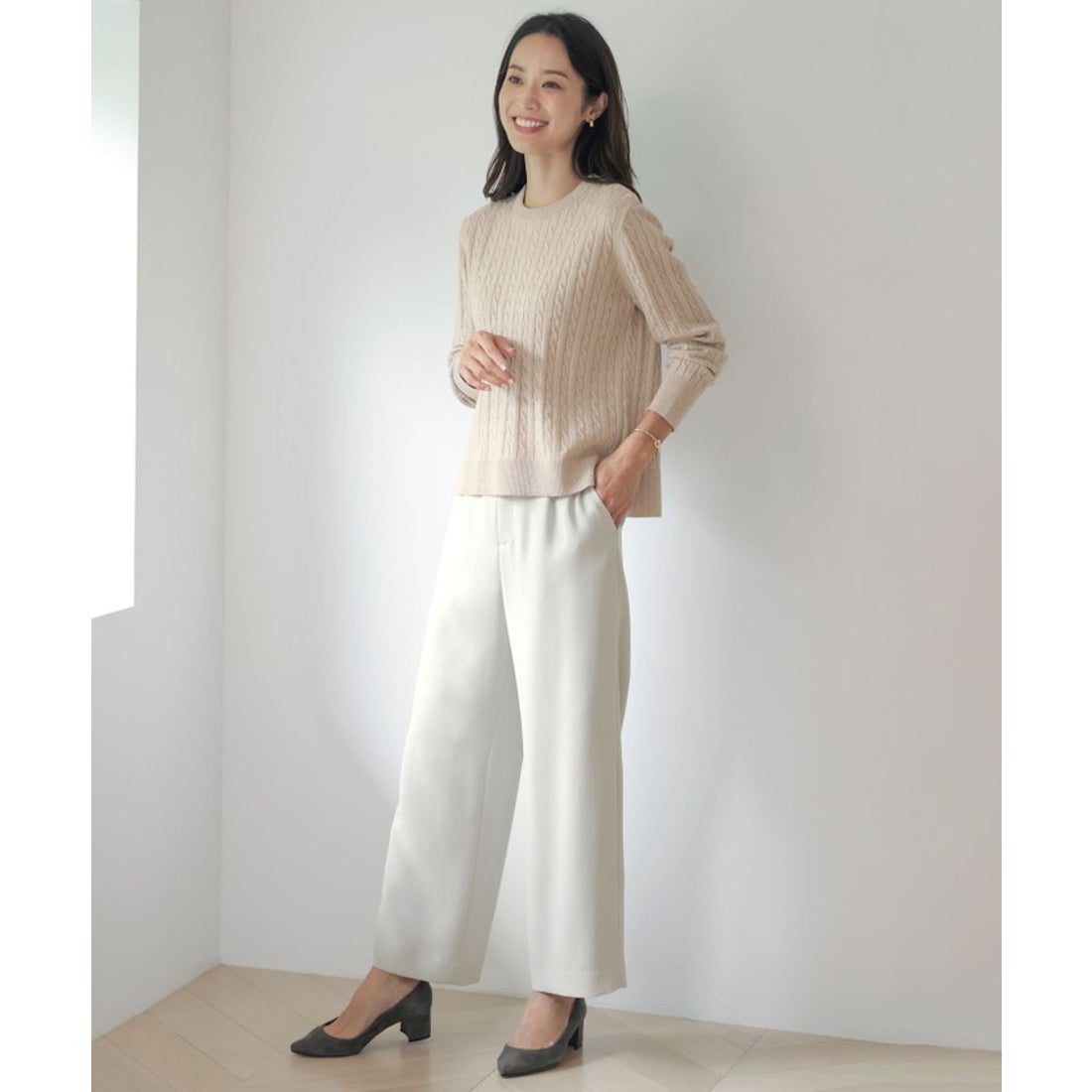 ジェイ プレス レディス オオキイサイズ J.PRESS LADIES L 【洗える 
