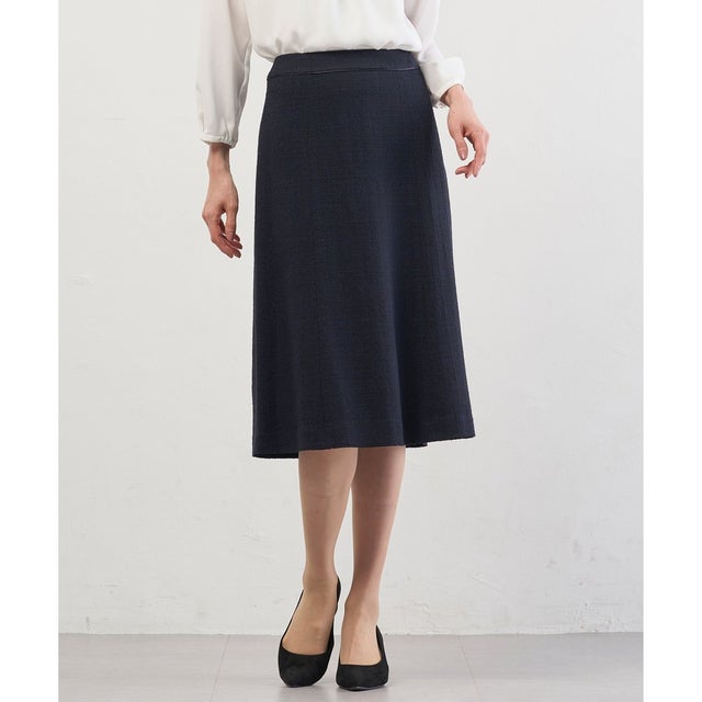 【セットアップ対応】Light Tweed スカート （ネイビー系）