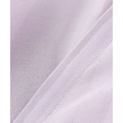 【洗える】SHEER LIGHT ニット ブルゾン （ラベンダー系）｜詳細画像