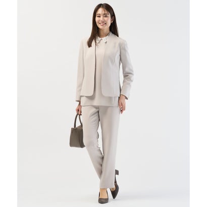 J.PRESS LADIES L 【セットアップ対応】セラテリーダブルクロス テーパード パンツ （ネイビー系）｜詳細画像