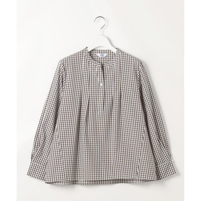 J.PRESS LADIES L 【WEB限定カラーあり】コンパクトエステネージュ スキッパー ブラウス （【WEB限定】サックスストライプ系2）｜詳細画像