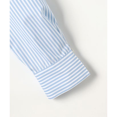 J.PRESS LADIES L 【WEB限定カラーあり】コンパクトエステネージュ スキッパー ブラウス （【WEB限定】サックスストライプ系2）｜詳細画像