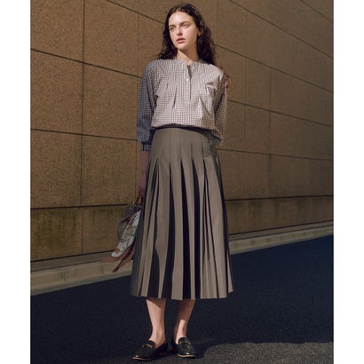J.PRESS LADIES L 【WEB限定カラーあり】コンパクトエステネージュ スキッパー ブラウス （【WEB限定】サックスストライプ系2）｜詳細画像
