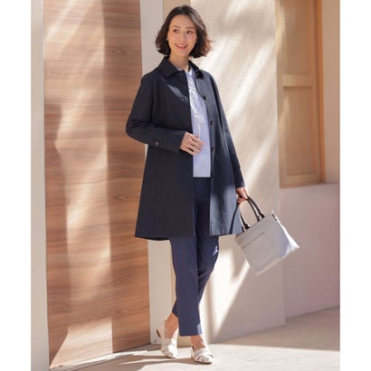 J.PRESS LADIES L 【WEB限定カラーあり】コンパクトエステネージュ スキッパー ブラウス （【WEB限定】サックスストライプ系2）｜詳細画像