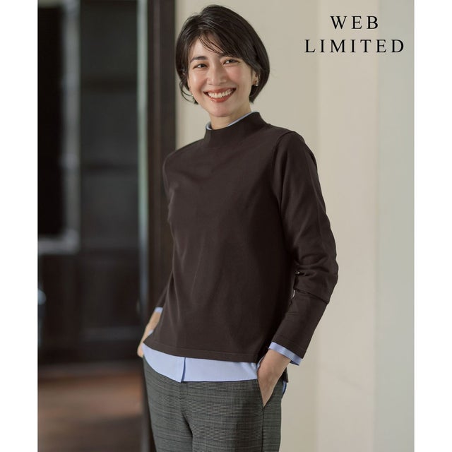 【人気定番アイテム・シーンレスに活躍・WEB限定カラーあり】PRINCE ハイネック ニット （【WEB限定】ダークブラウン系）