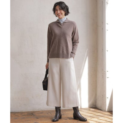 J.PRESS LADIES L 【レイヤードスタイルに】シアータートル カットソー （サックスラメ系）｜詳細画像