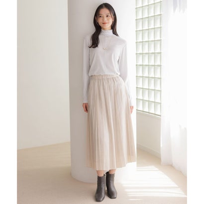 J.PRESS LADIES L 【レイヤードスタイルに】シアータートル カットソー （シルバーラメ系）｜詳細画像