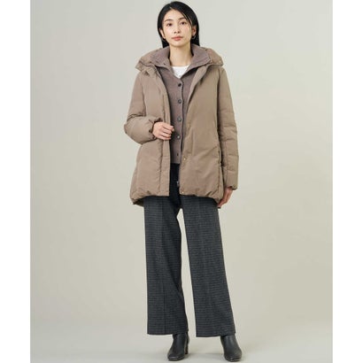 【WEB限定カラーあり・シーンレスに活躍・2way】タフタダウン ステッチレス コート （【WEB限定】モカ系）｜詳細画像