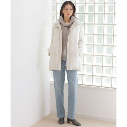 【WEB限定カラーあり・シーンレスに活躍・2way】タフタダウン ステッチレス コート （【WEB限定】モカ系）｜詳細画像