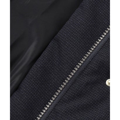 J.PRESS LADIES L 【シーンレスに活躍・2way】ハウンドトゥース ミドル丈 ダウン コート （ネイビー千鳥系）｜詳細画像